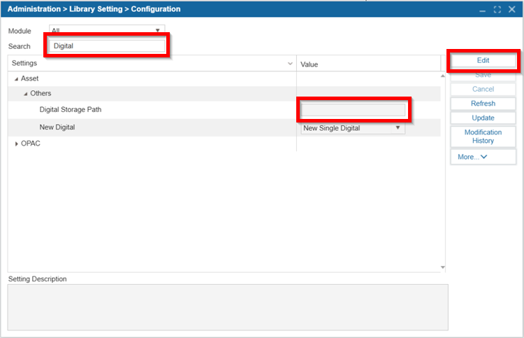 Set Up The Digital Asset Manager | ILS Documentation