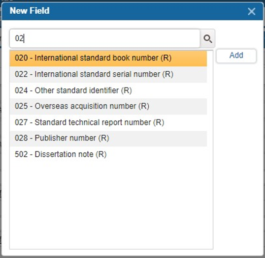 Find/Add Item | ILS Documentation