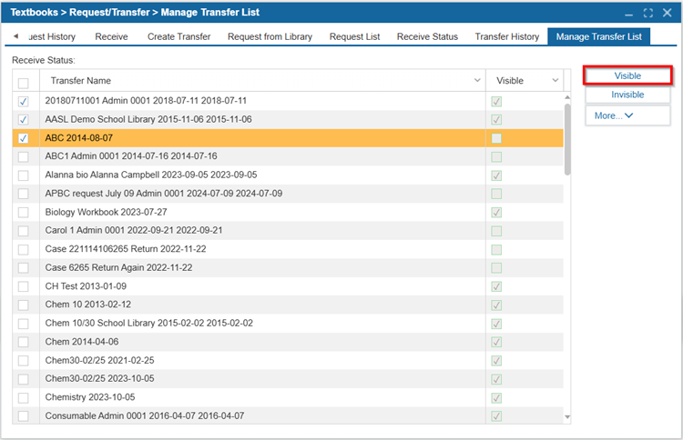 Request/Transfer | ILS Documentation