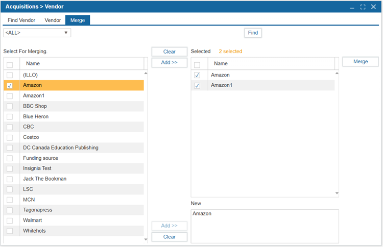 Vendor Management | ILS Documentation
